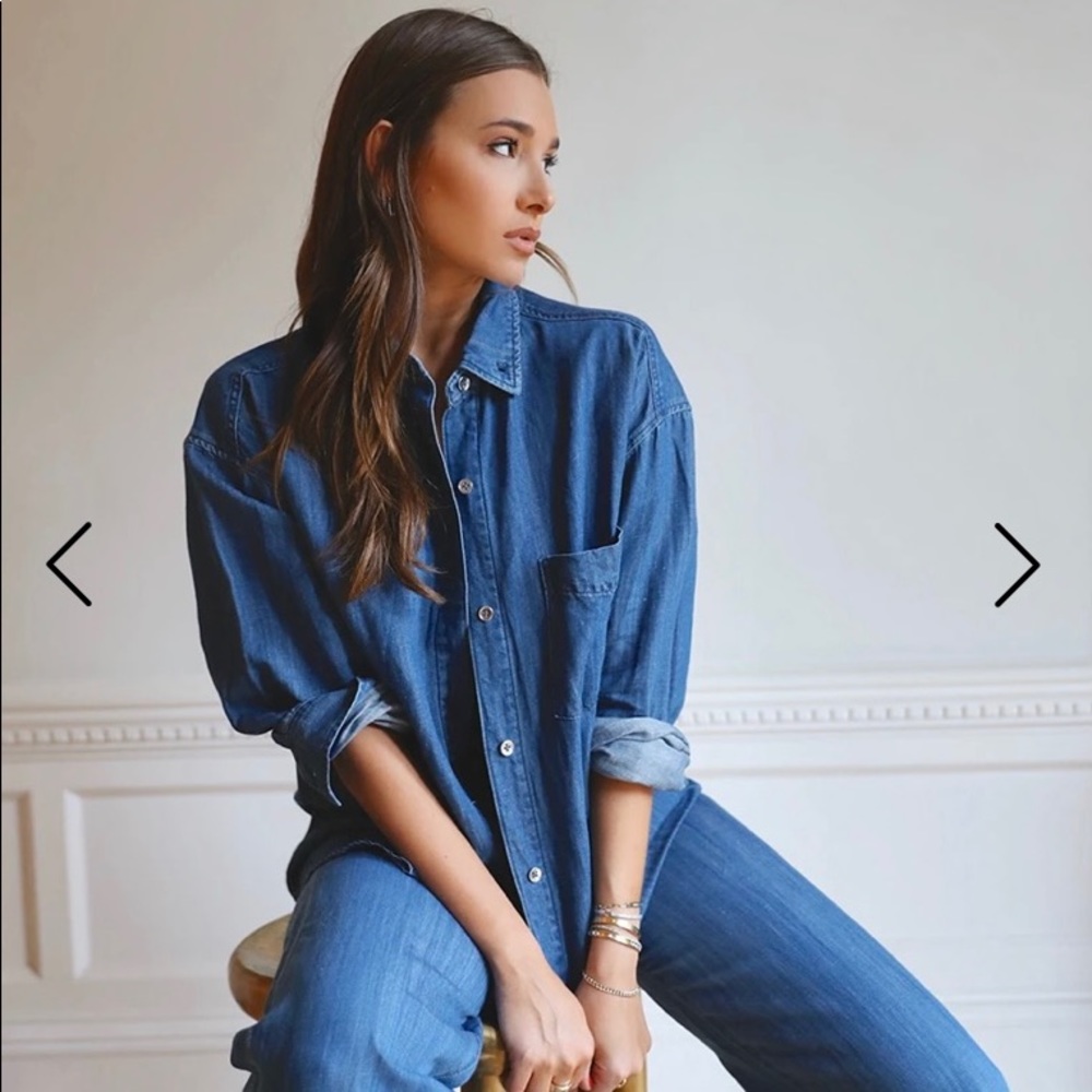 NWT Weworewhat Boyfriend shirt